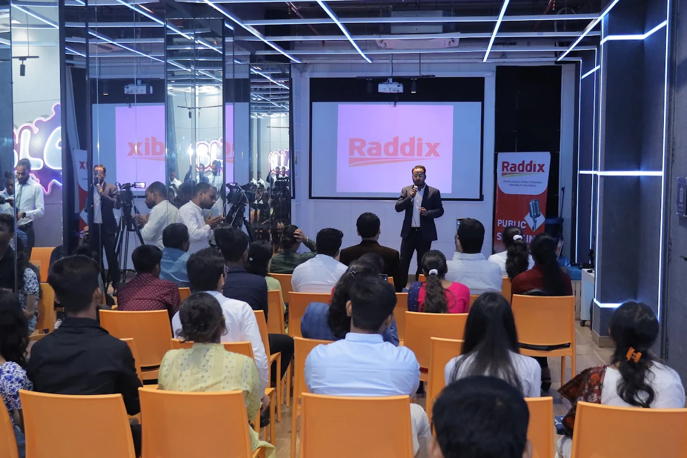 Public speaking practice students Raddix Institute Kolkata Public speaking practice students Raddix Institute Kolkata